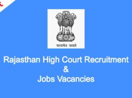 Rajasthan High Court Recruitment Jobs