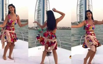 Nora Fathei viral dance video on yatch